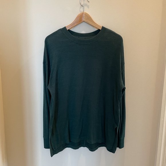 Abercrombie & Fitch Green Crew Neck Sweater - Picture 2 of 5
